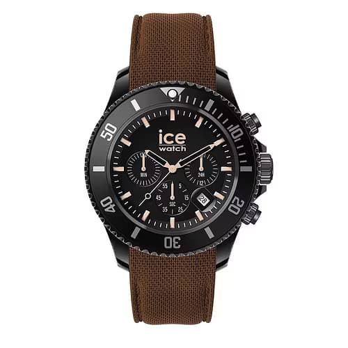 Ice Watch Montre Homme ICE-WATCH ICE CHRONO MATTE en Silicone Noir