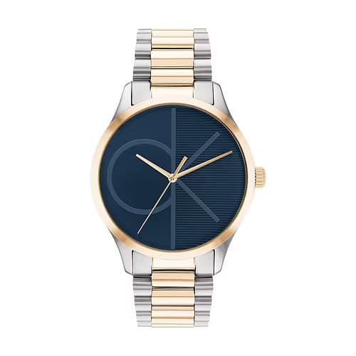 Calvin Klein Montre CALVIN KLEIN ICONIC en Acier Bicolore