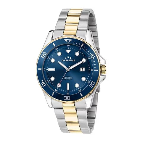 Chronostar Montre Homme CHRONOSTAR CAPTAIN en Métal Bicolore