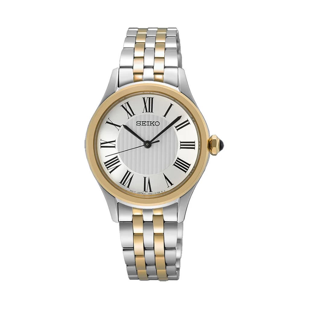 Seiko Montre dame classique — bracelet doré