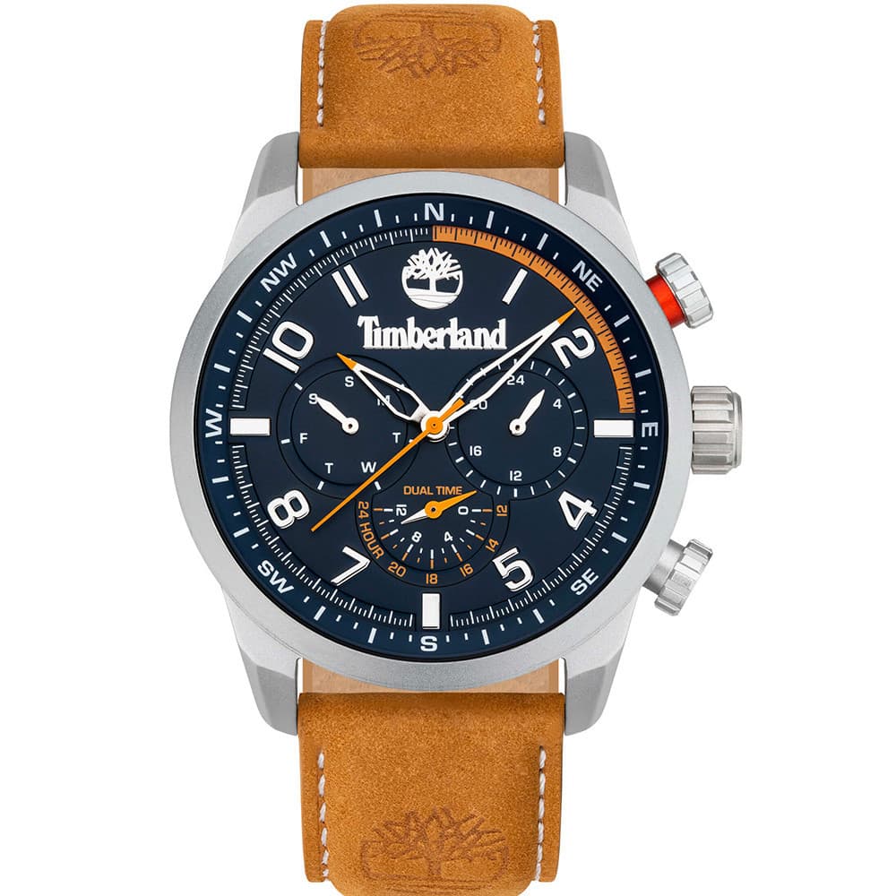 Timberland Montre Timberland Collection Forestdale en Cuir Marron