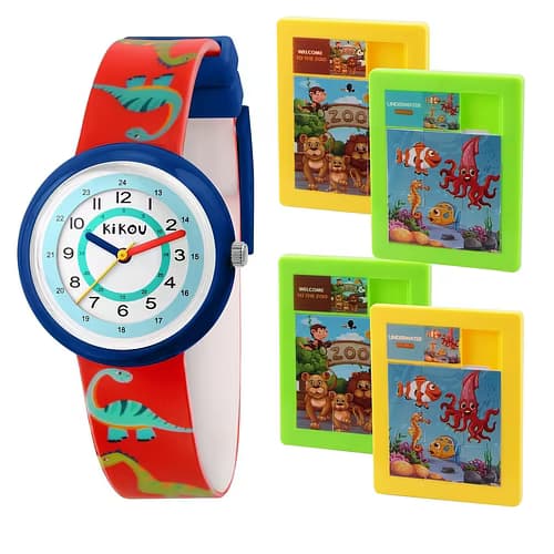 Kikou Montre Enfant KIKOU PETITS EXPLORATEURS en Silicone Rouge
