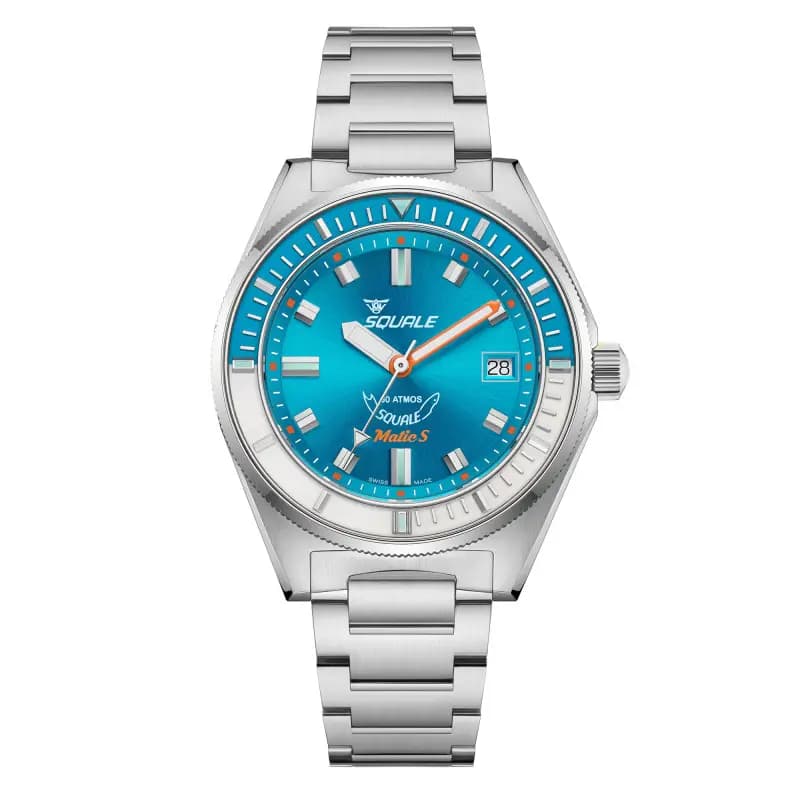 Squale Montre Matic S Light Blue MATICLBWLB.SSBX