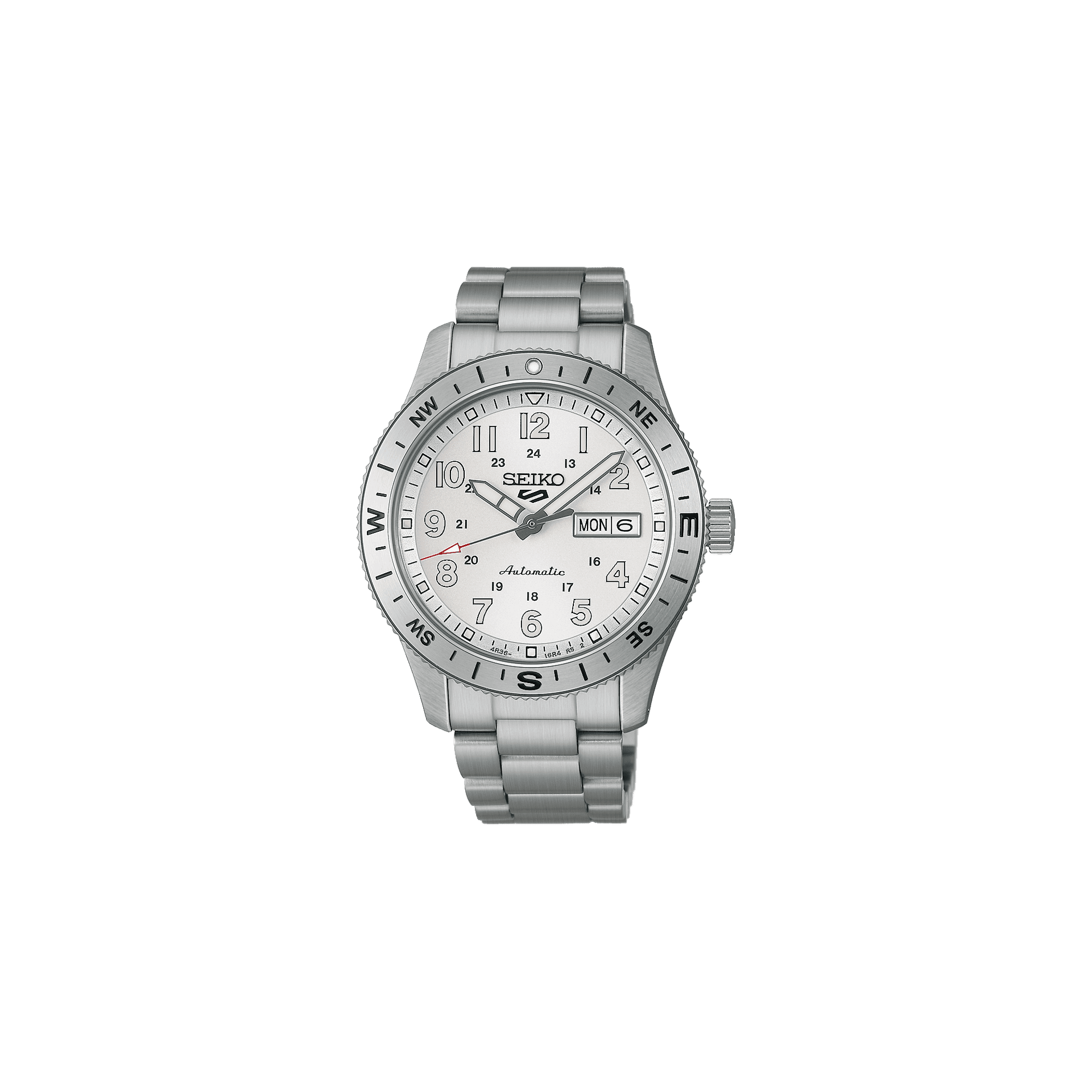 Seiko 5 Sports — cadran blanc