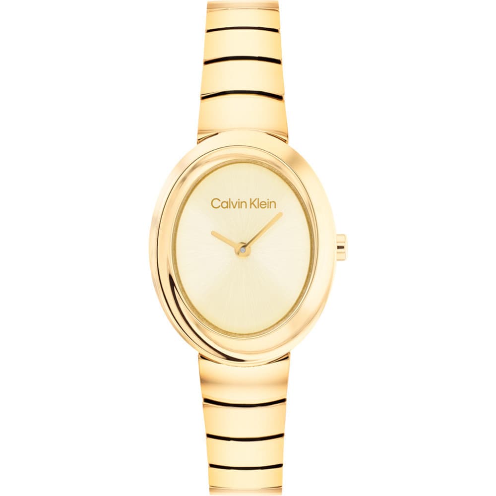 Calvin Klein Montre Calvin Klein Collection Twisted en Acier et PVD Doré