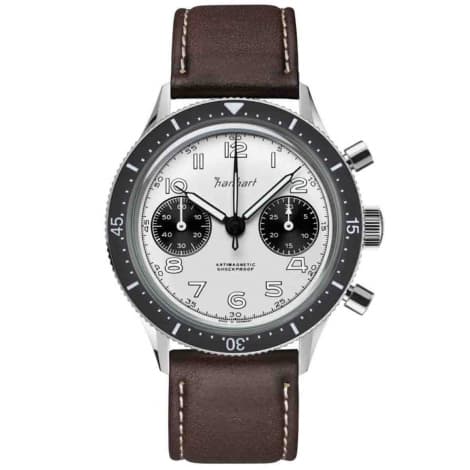 Hanhart Montre Hanhart 415 ES Reverse Panda Mécanique diamètre 39 mm- H703.201-8110-CMF