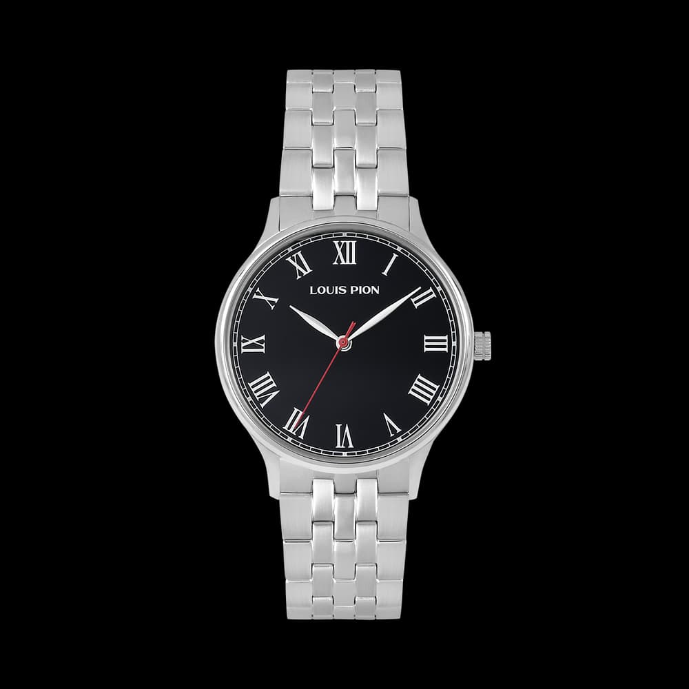 Louis Pion Montre quartz Homme Hector Noir