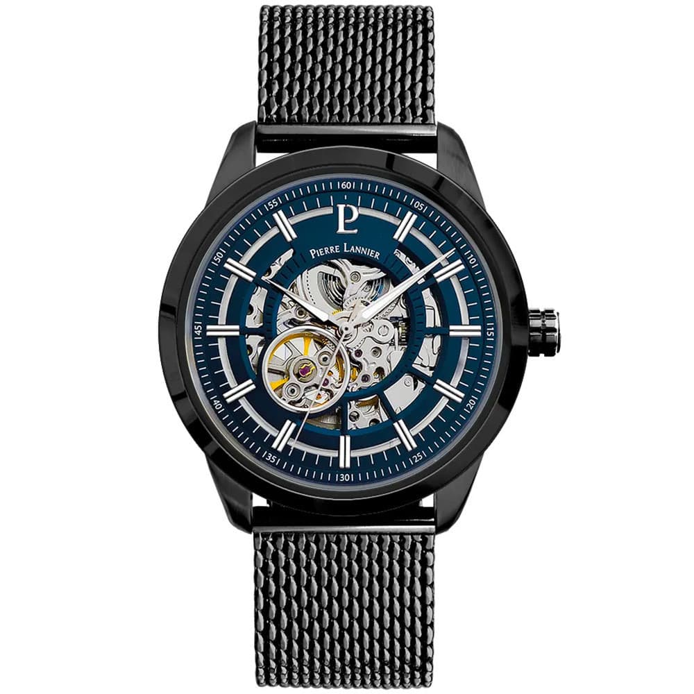 Pierre Lannier Montre Automatique Pierre Lannier Collection Automatic en Acier et PVD Noir
