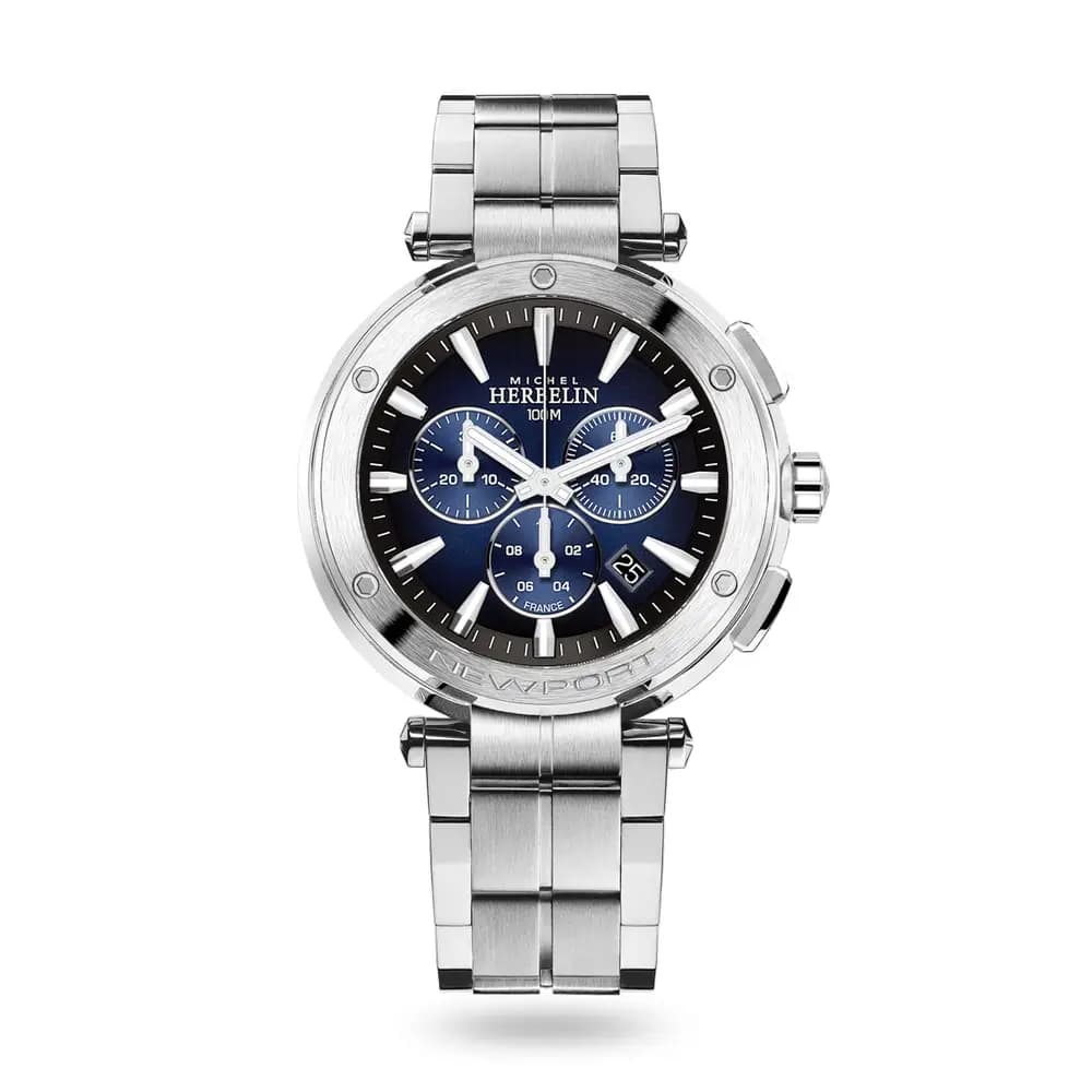 Michel Herbelin Montre quartz Homme Newport Bleu foncé