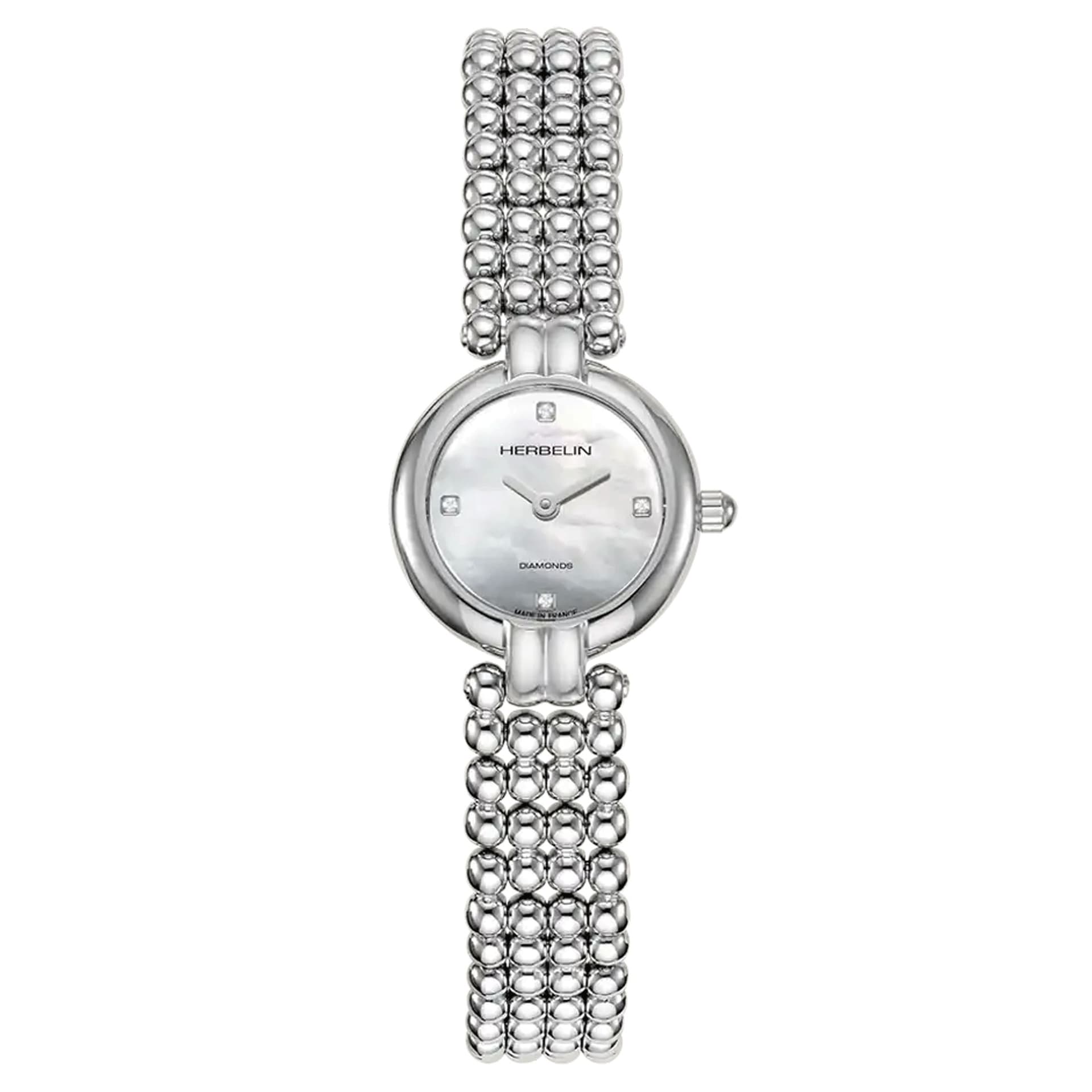 Michel Herbelin Montre Michel Herbelin Perles Femme Acier inoxydable 22,2 mm - 17433B89