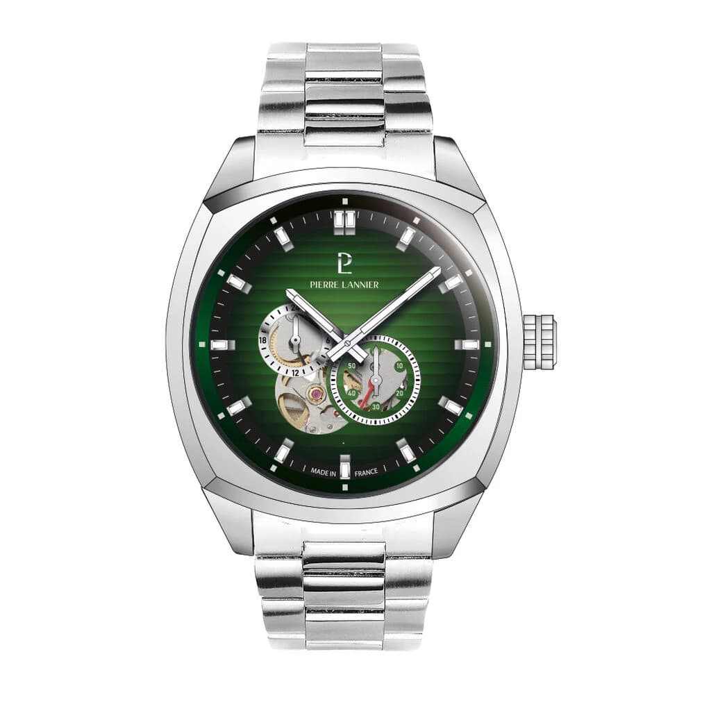 Pierre Lannier Montre Pierre Lannier Arcadius Vert