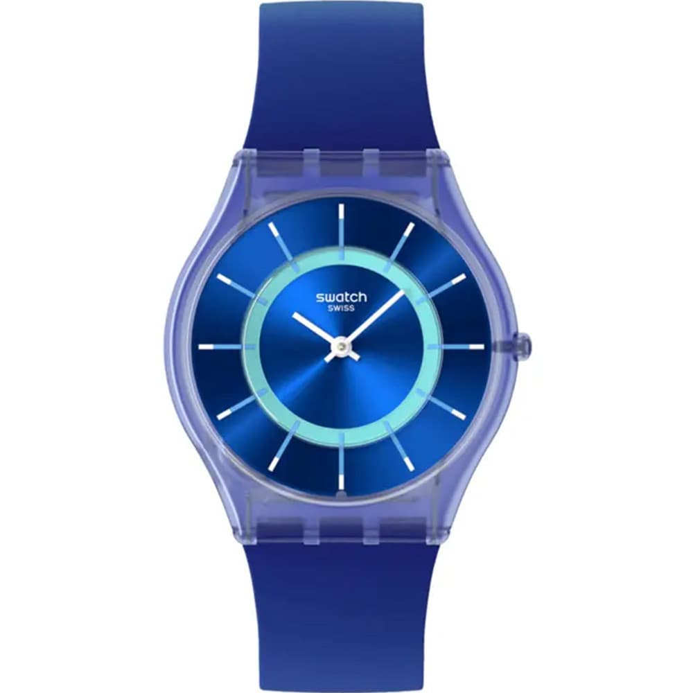 Swatch Montre Swatch Collection Jammy Grape Dream en Silicone Bleu