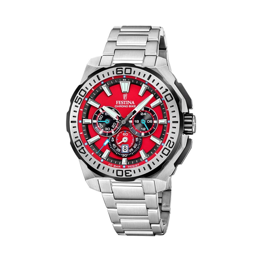 Festina Montre Festina Collection Chrono Bike en Acier Argenté
