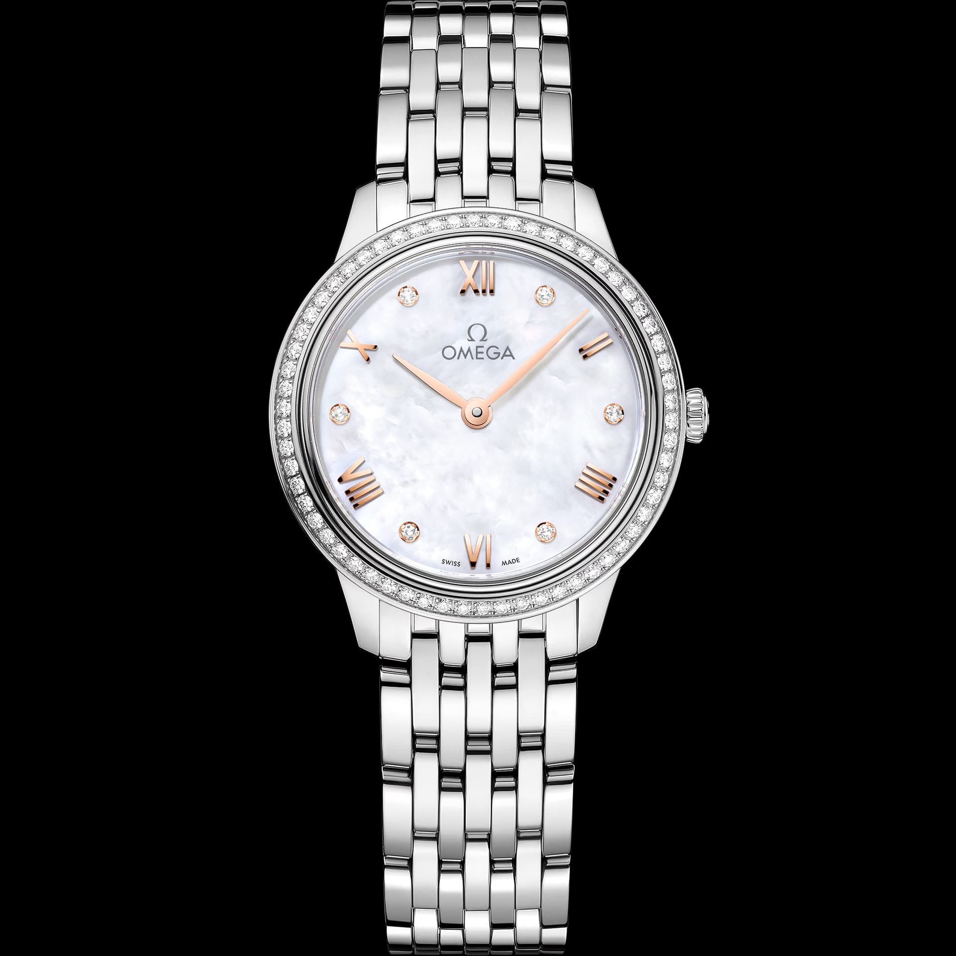 Omega De Ville 27,5 mm, acier sur acier