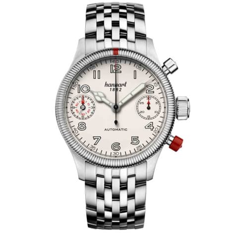 Hanhart Montre Hanhart Pioneer TwinDicator Automatique diamètre 45 mm- 731.200-6428