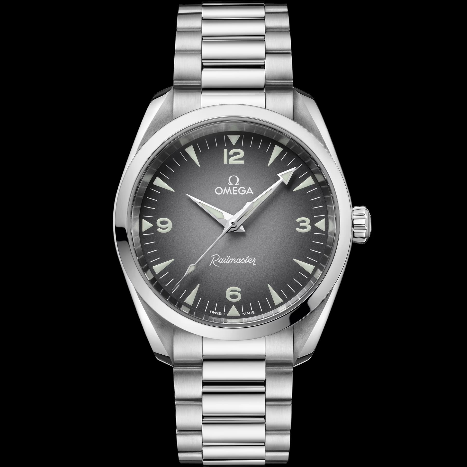 Omega Seamaster 38 mm — cadran gris