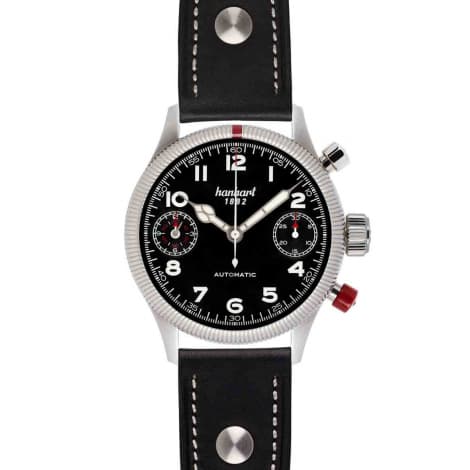 Hanhart Montre Hanhart Pioneer TwinDicator Automatique diamètre 45 mm- 731.210-0010