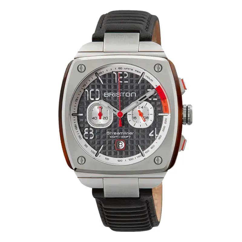 Briston Montre Streamliner Urban Gentleman Driver Gris 24142.S.T.17
