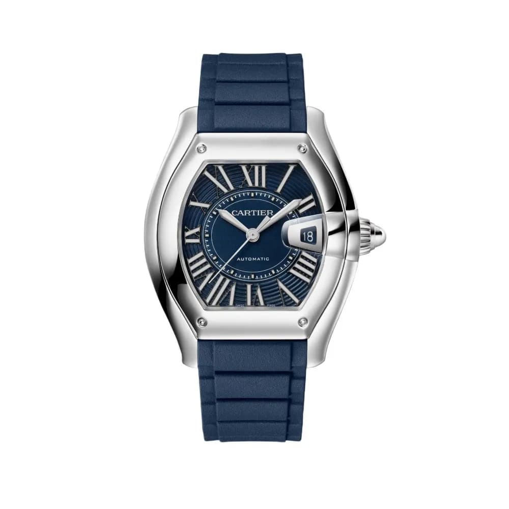 Cartier Roadster — cadran bleu