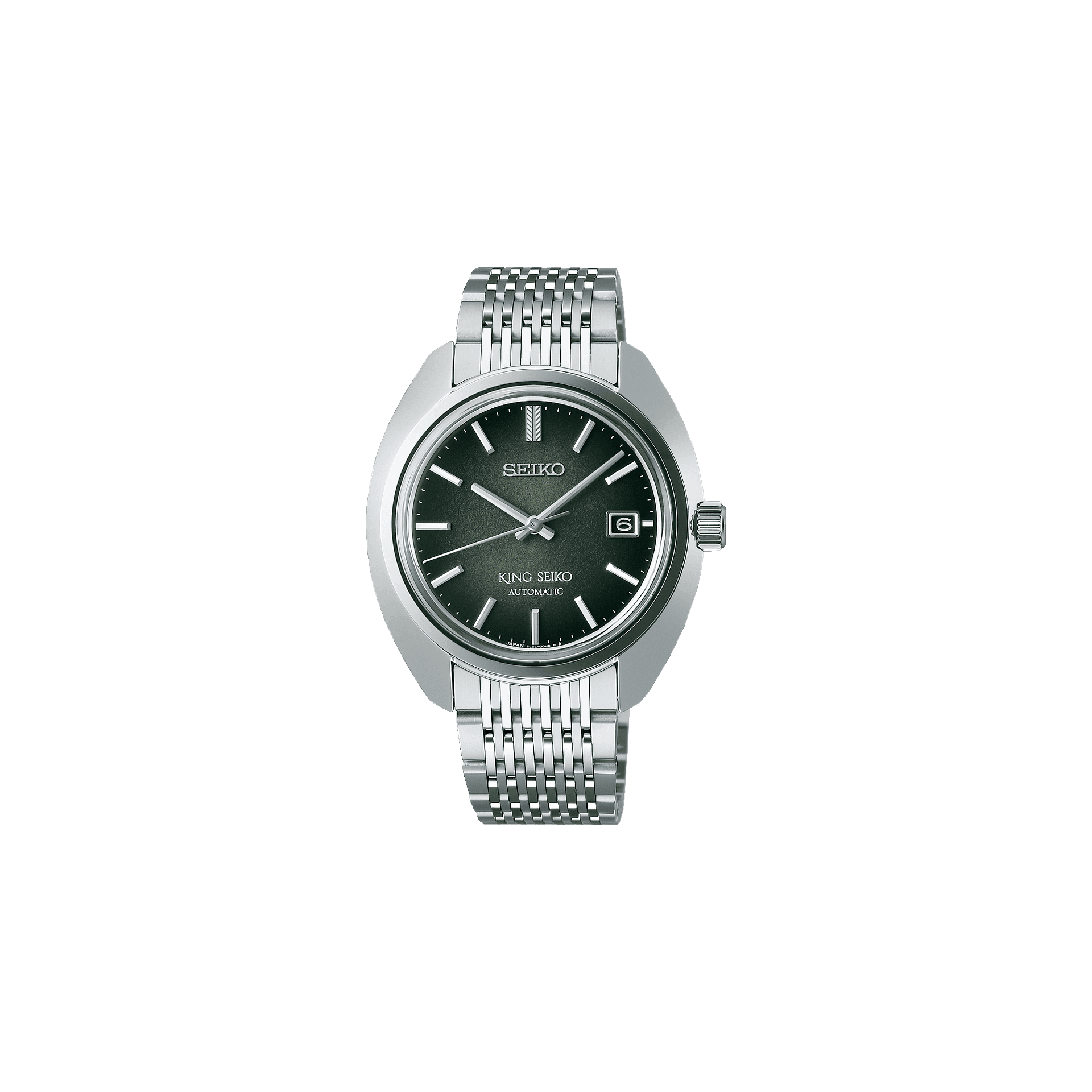 King Seiko 1969 Forest Green — cadran vert
