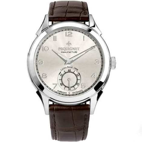 Pequignet Montre Pequignet Royale Manuelle Mécanique Cadran Argent - 9080433-AM