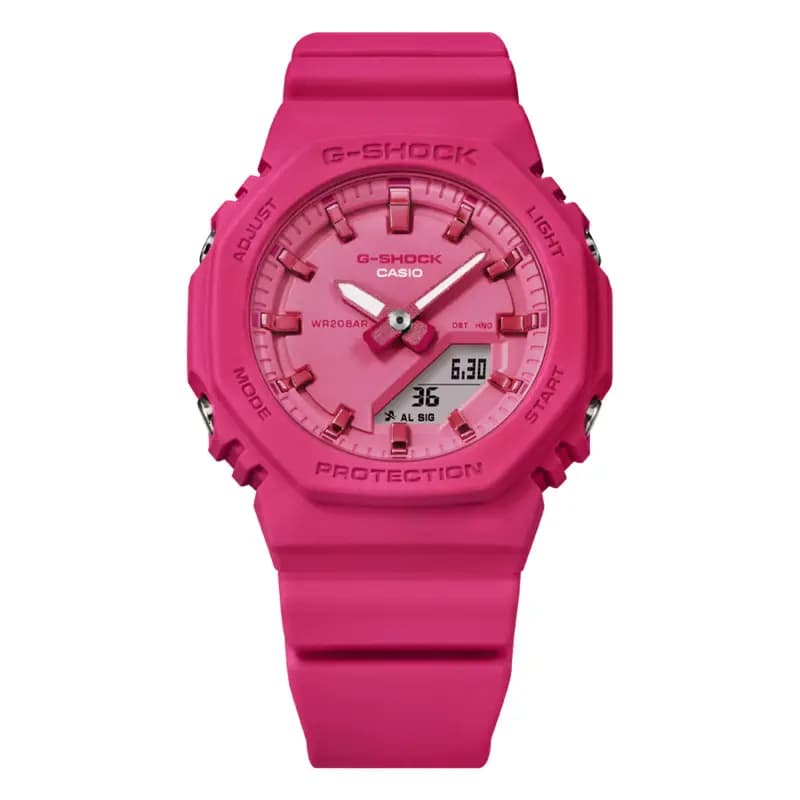 Casio Montre Capsule Power Pink — boîtier matériau biosourcé résine