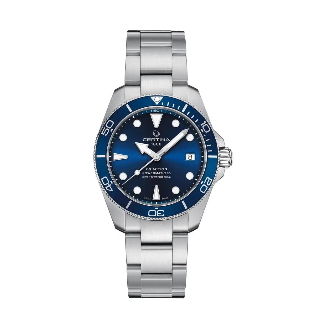 Certina Montre automatique Mixte DS action Bleu