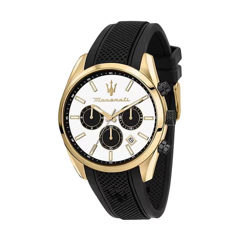 Maserati Montre Homme MASERATI ATTRAZIONE en Silicone Noir