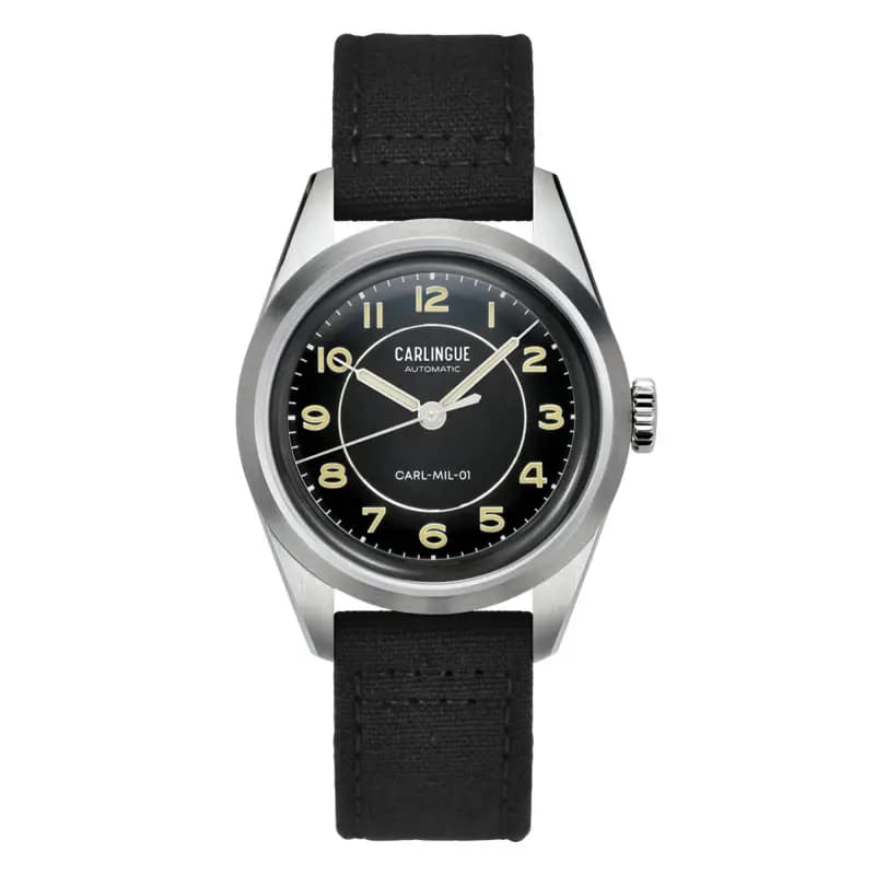 Carlingue Montre Military 01 Noir CT-003-B