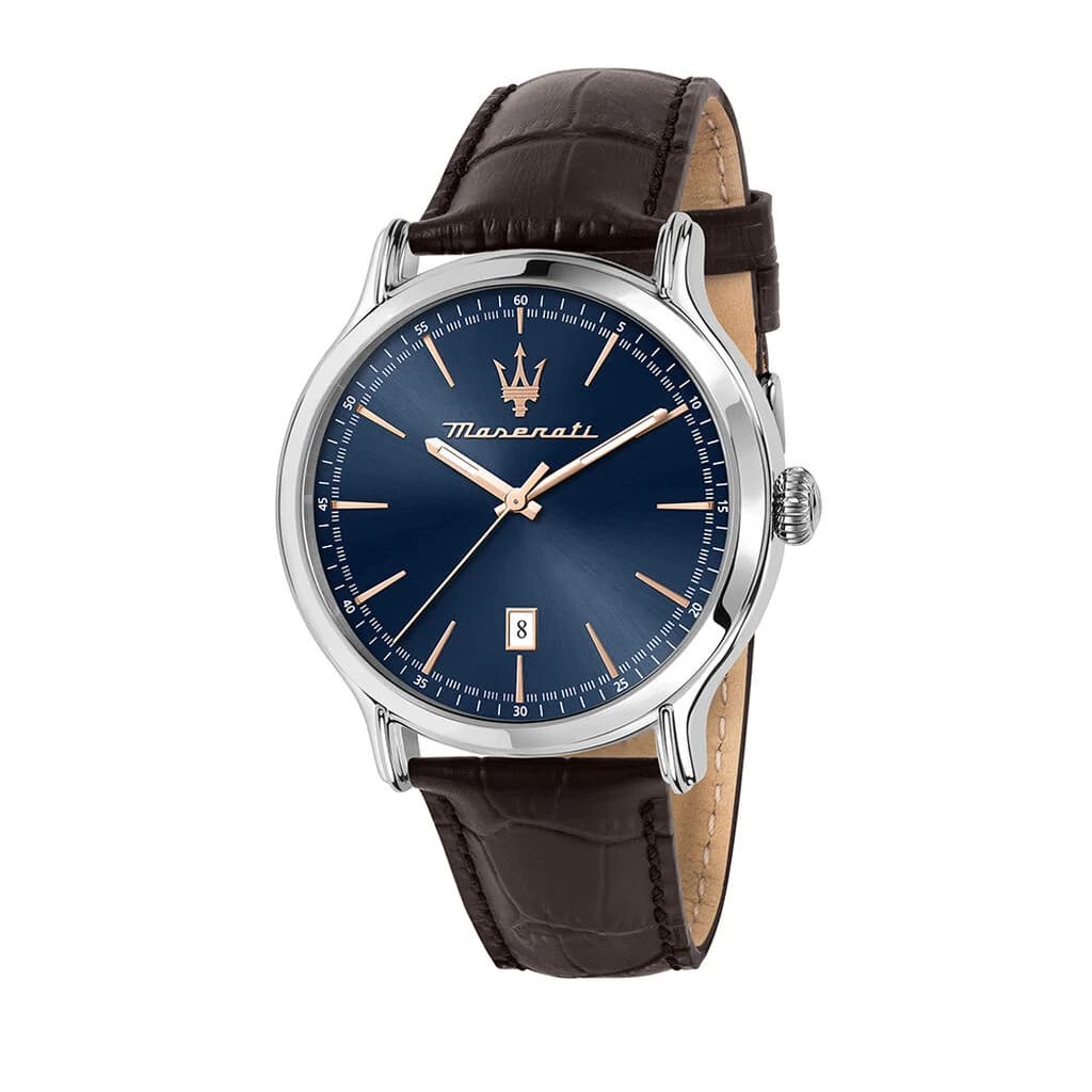 Maserati Montre Analogique Homme Maserati Cuir Marron R8851118016