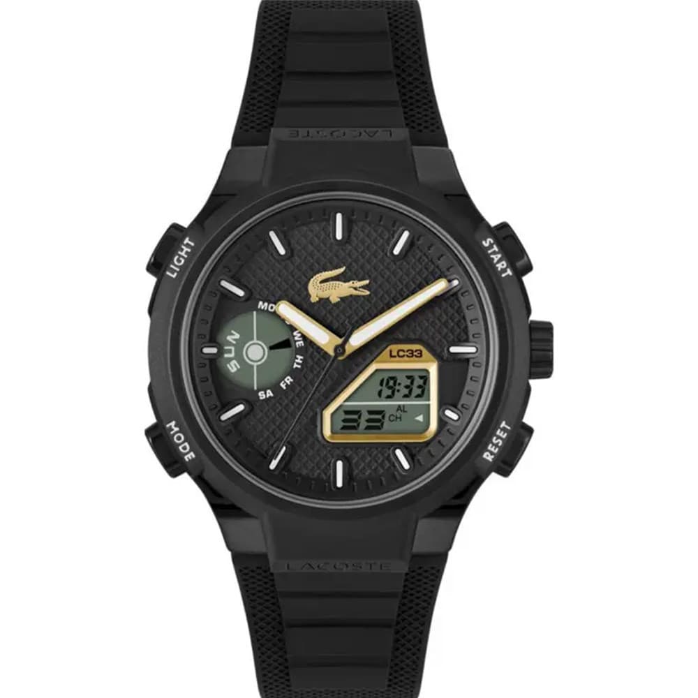 Lacoste Montre Lacoste Collection LC33 en Silicone Noir