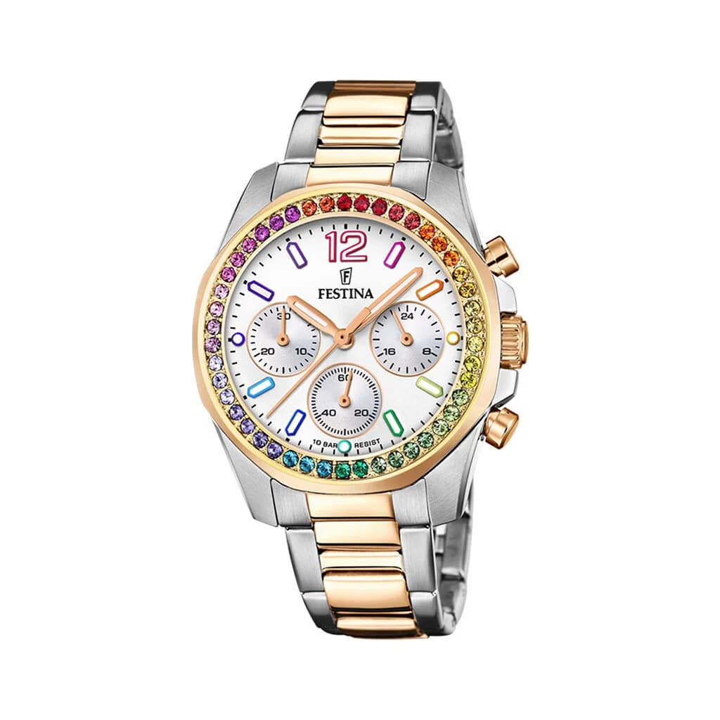 Festina Montre Femme FESTINA BOYFRIEND COLLECTION en Acier Bicolore Etanche