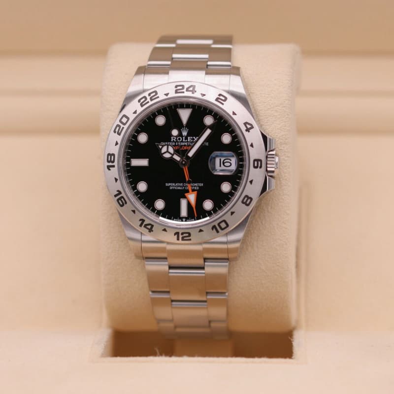 Rolex Explorer II — cadran noir