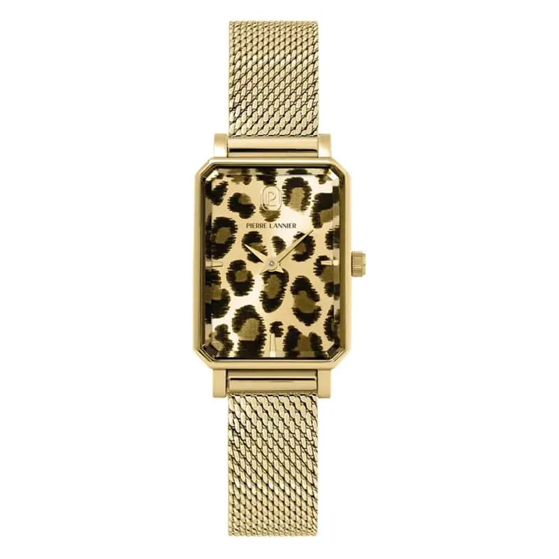 Pierre Lannier Montre Multiples Léopard 006L592