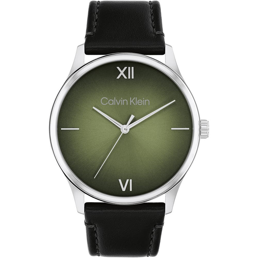 Calvin Klein Montre Calvin Klein Collection Ascend en Cuir Noir