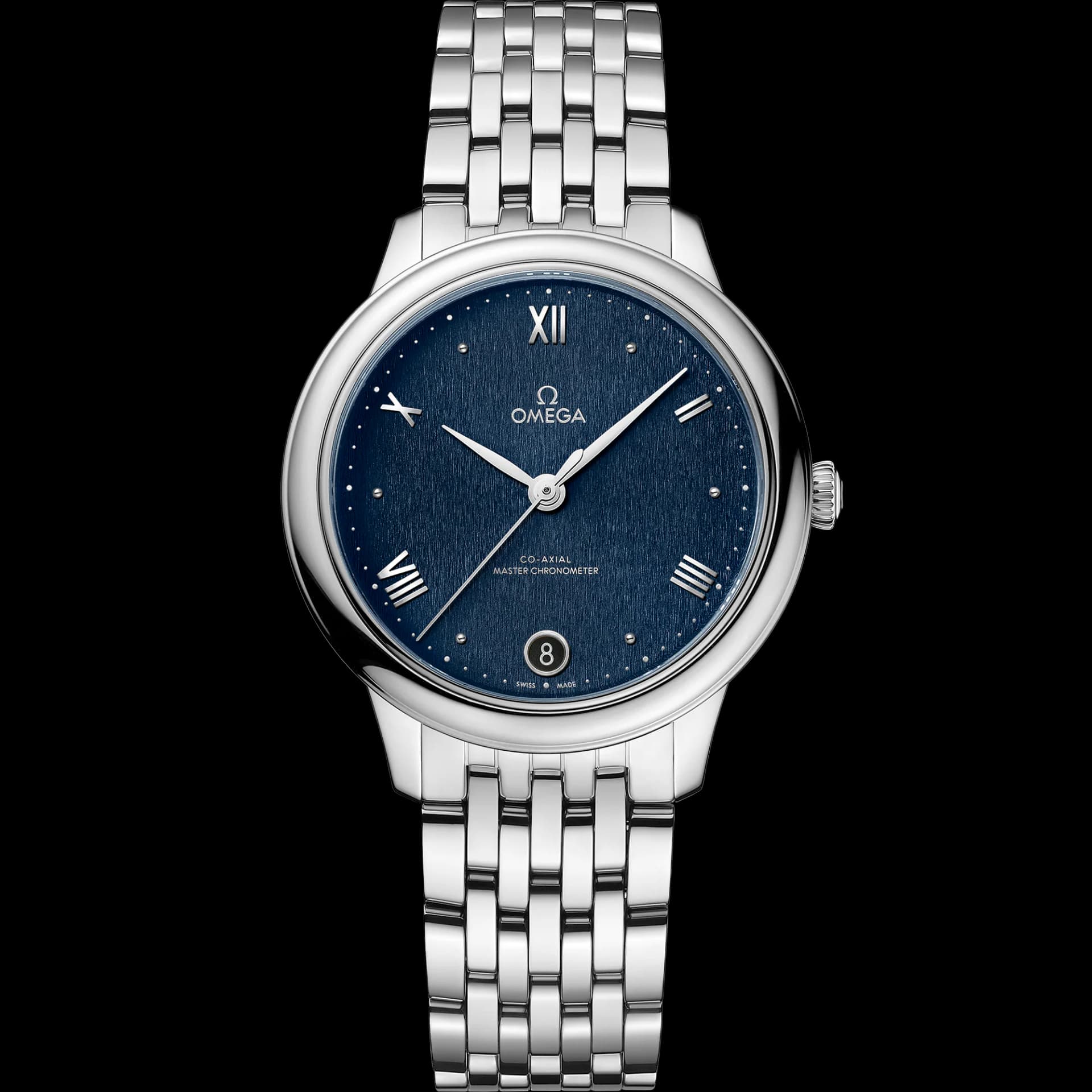 Omega De Ville 34 mm, acier sur acier