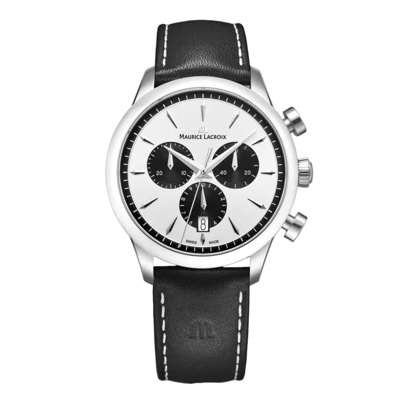 Maurice Lacroix Montre 1975 Quartz Chronograph Date 40mm 751038-SS001-130-2