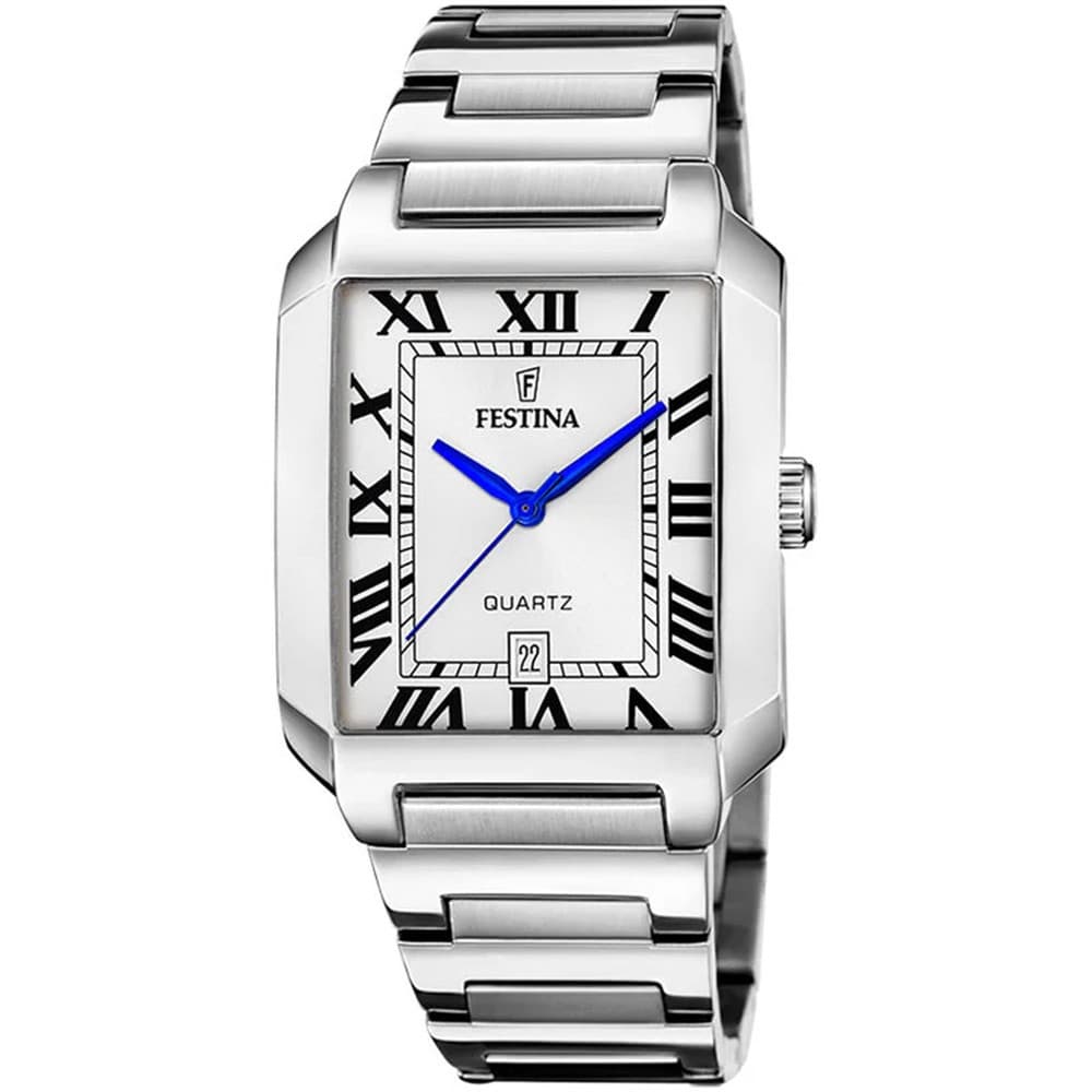 Festina Montre Festina Collection On the Square en Acier Argenté