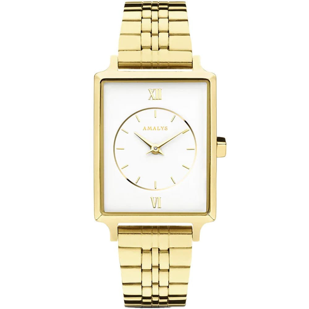 Amalys Montre Amalys Collection Hepburn en Acier et PVD Doré