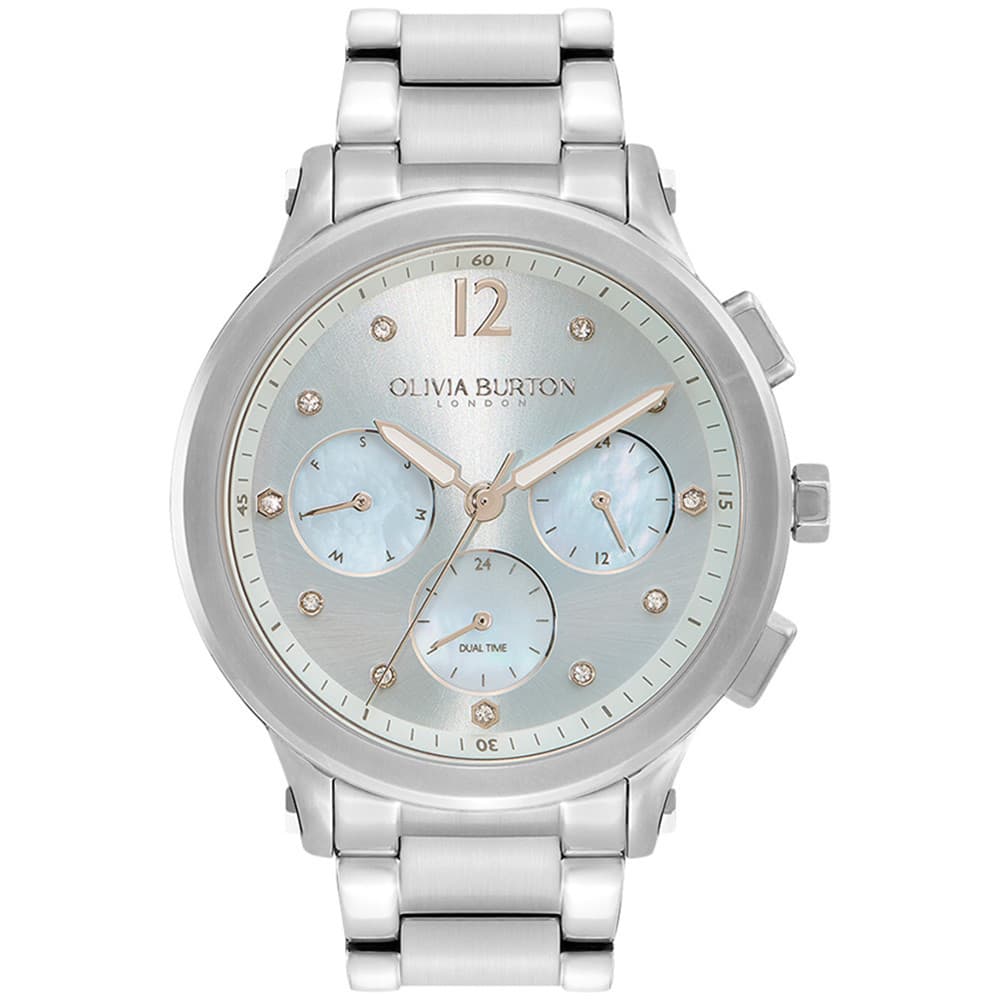 Olivia Burton Montre Olivia Burton Collection Sports Luxe - Multifunction en Acier Argenté