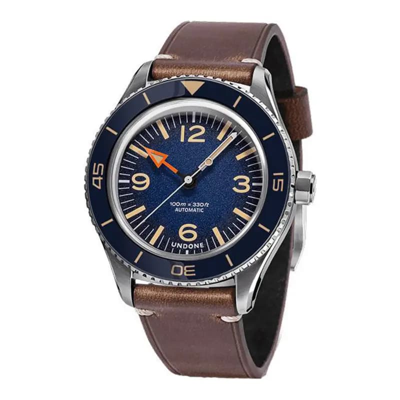 Undone Montre Basecamp Classic Blue Auto Homme