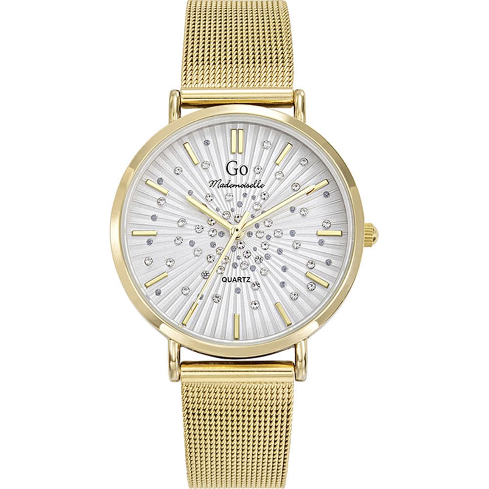GO Mademoiselle Montre GO Mademoiselle en Acier et PVD Doré
