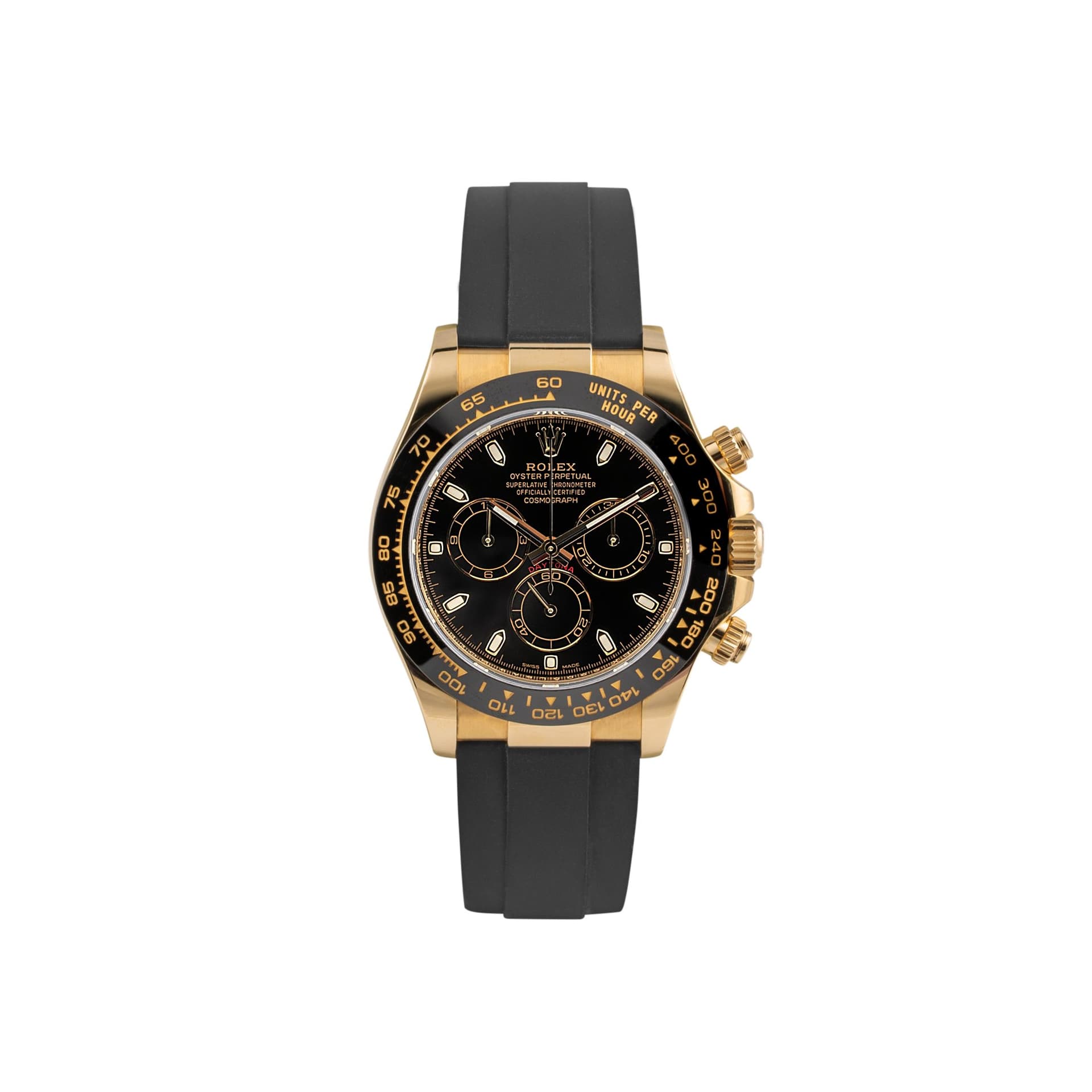 Rolex Montre Rolex Daytona 116518LN automatique or jaune 40 mm Full Set 2023