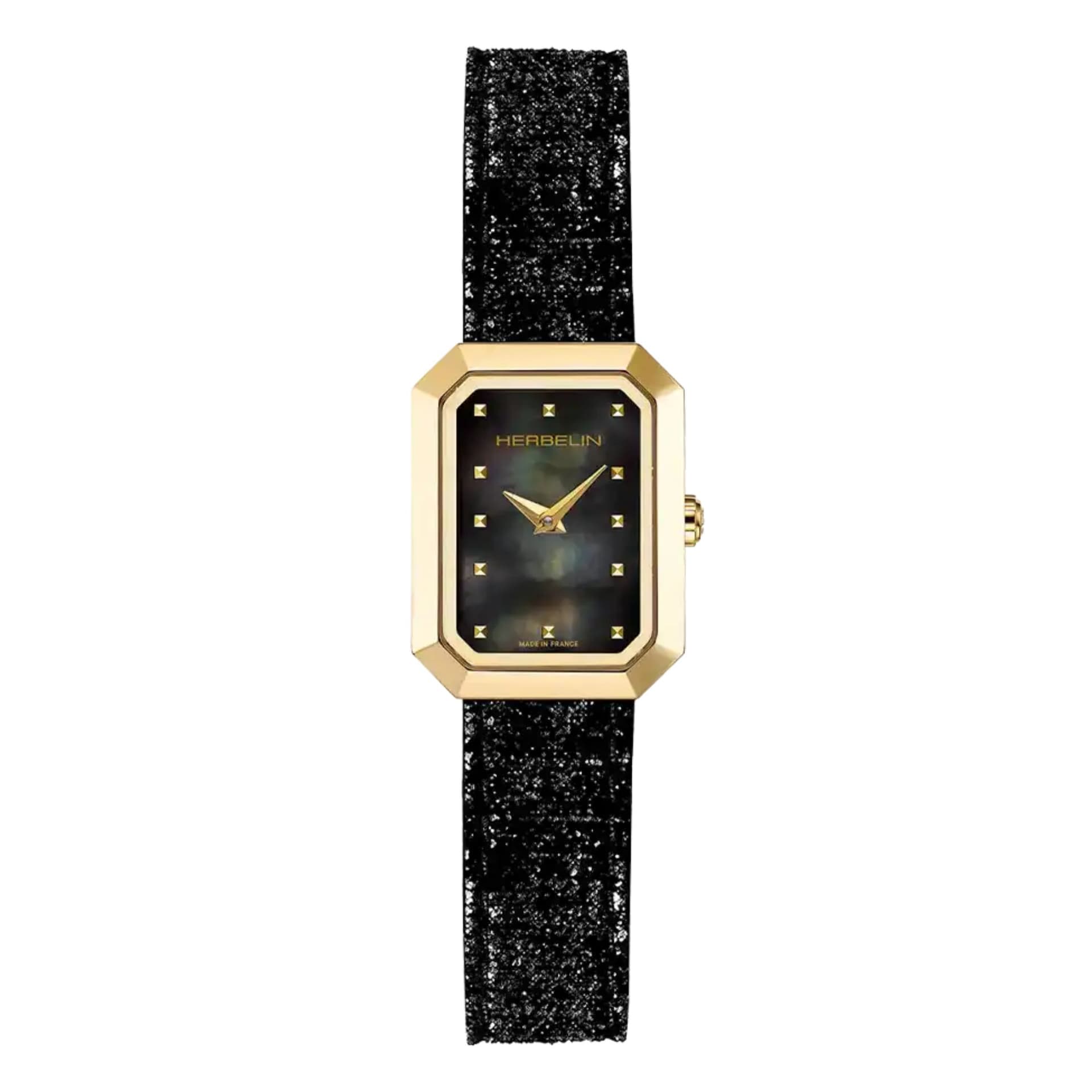Michel Herbelin Montre michel herbelin Octogone Acier PVD Doré - 17446P49