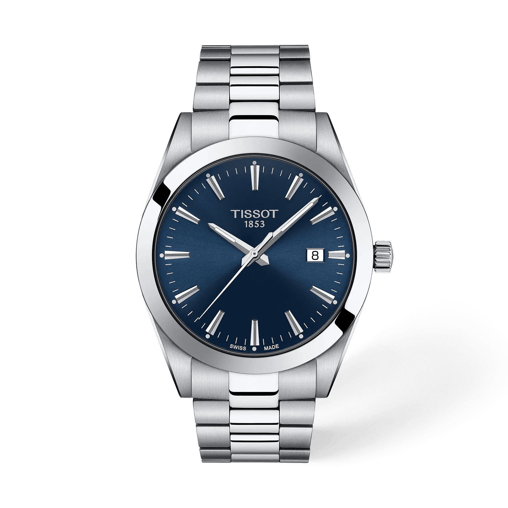 Tissot Gentleman 40 mm — cadran bleu acier