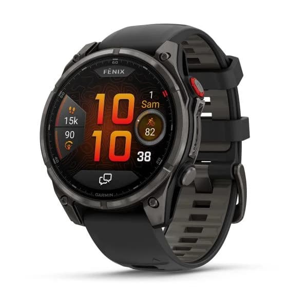 Garmin Montre Garmin Fenix 8 Pro 47mm AMOLED Sapphire Titane Bracelet Noir
