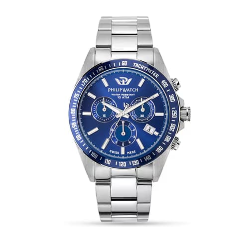 Philip Watch Montre Homme PHILIP WATCH CARIBE en Métal Gris