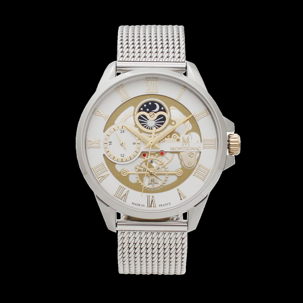 Montignac Montre quartz Homme Round Argenté