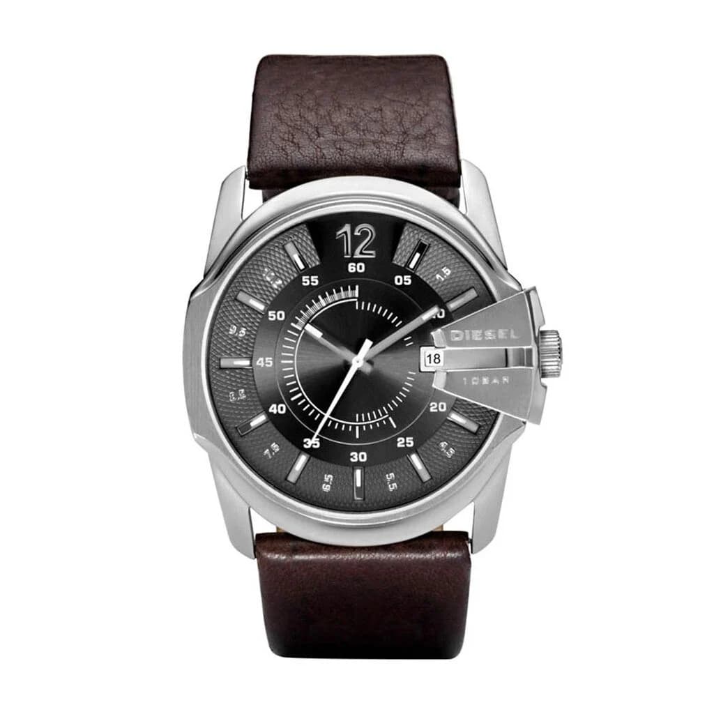 Diesel Montre Homme DIESEL en Cuir Marron Etanche