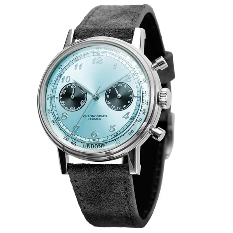 Undone Montre Bleu arctique vintage